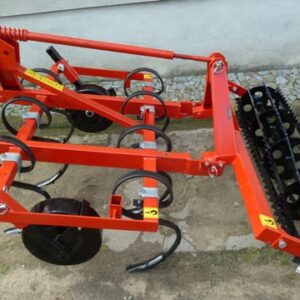SPRING TINES CULTIVATOR WITH CRUMBLER ROLLER 1500mm